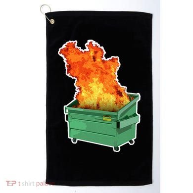 Dumpster Fire Golf Towel