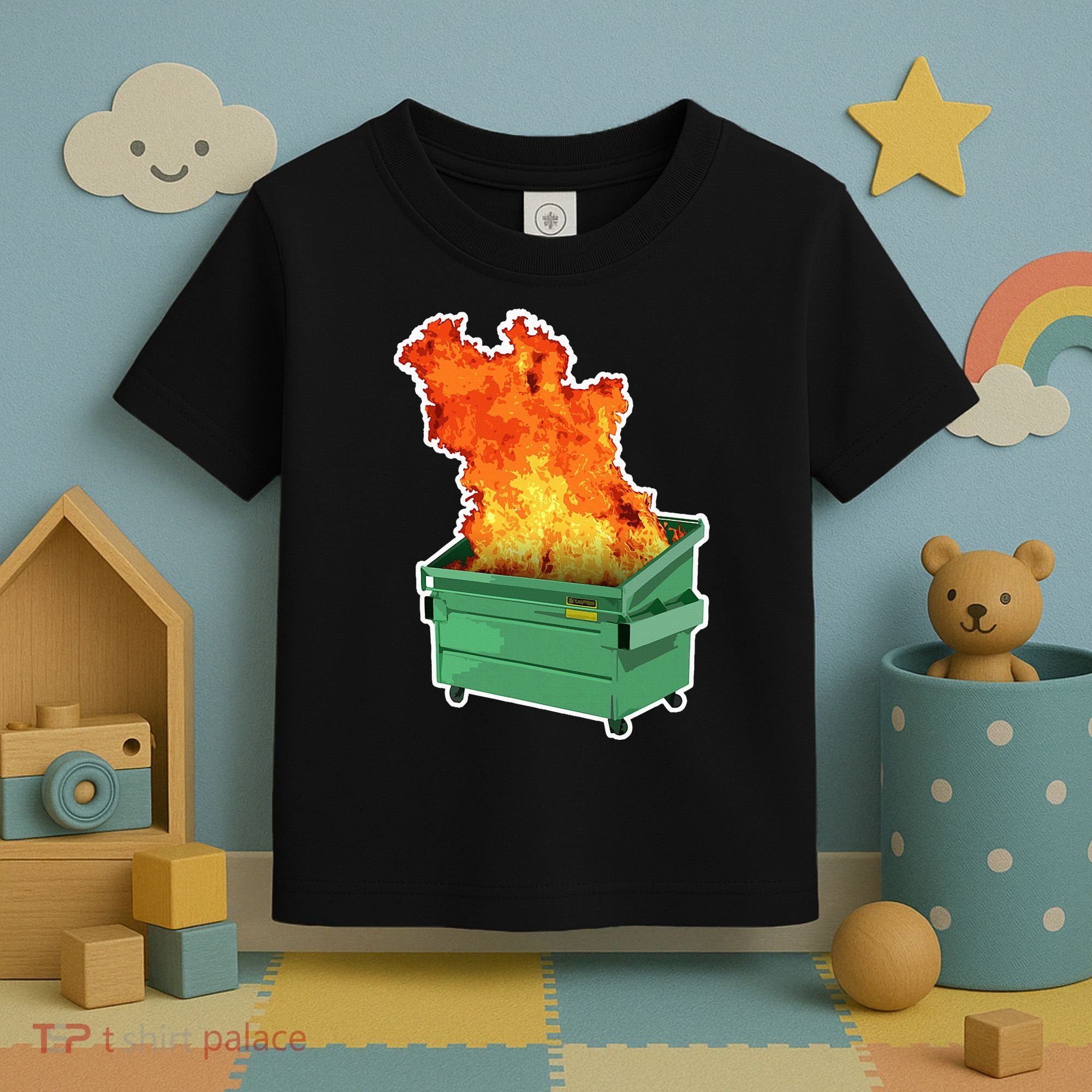 Dumpster Fire Toddler T-Shirt