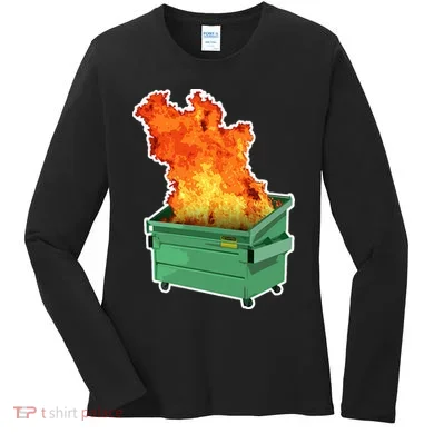 Dumpster Fire Women's Long Sleeve Shirt