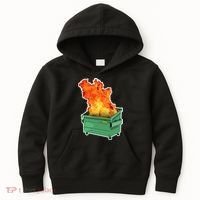 Dumpster Fire Kids Hoodie thumb 0