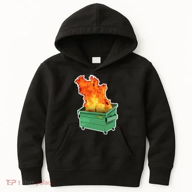 Dumpster Fire Kids Hoodie