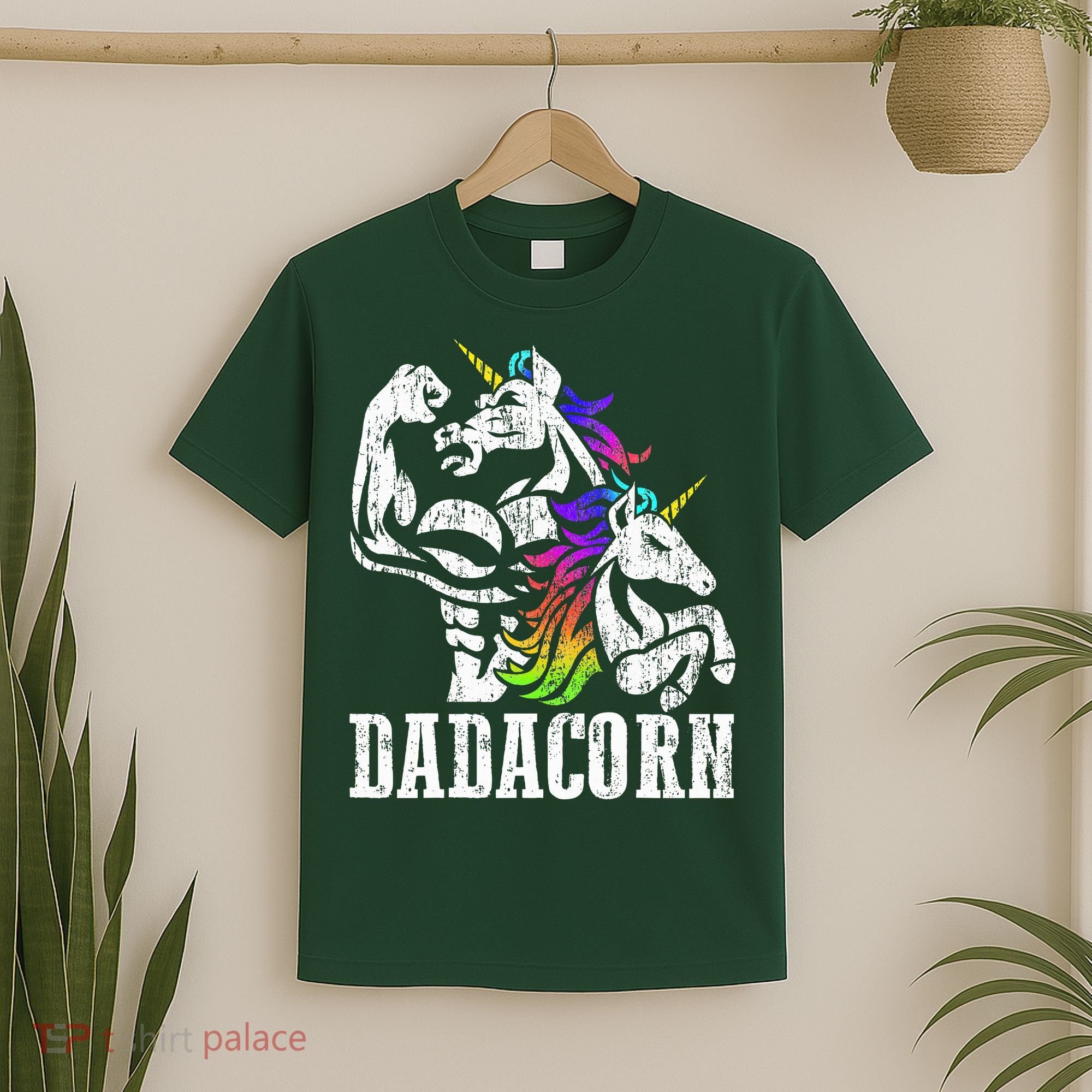Dadacorn Fathers Day Gift for Dad of Unicorn Daughter T-Shirt