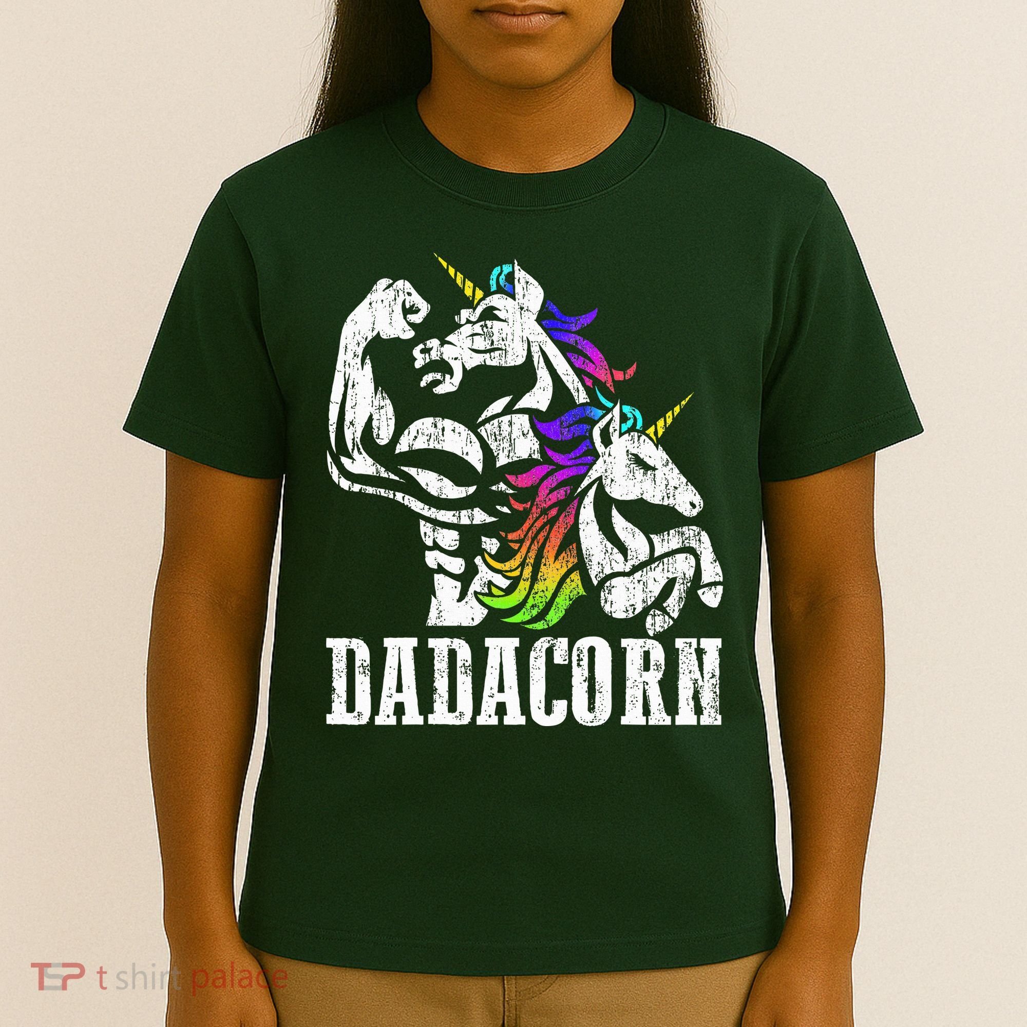 Dadacorn Fathers Day Gift for Dad of Unicorn Daughter T-Shirt