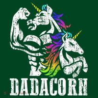 Dadacorn Fathers Day Gift for Dad of Unicorn Daughter T-Shirt thumb 7