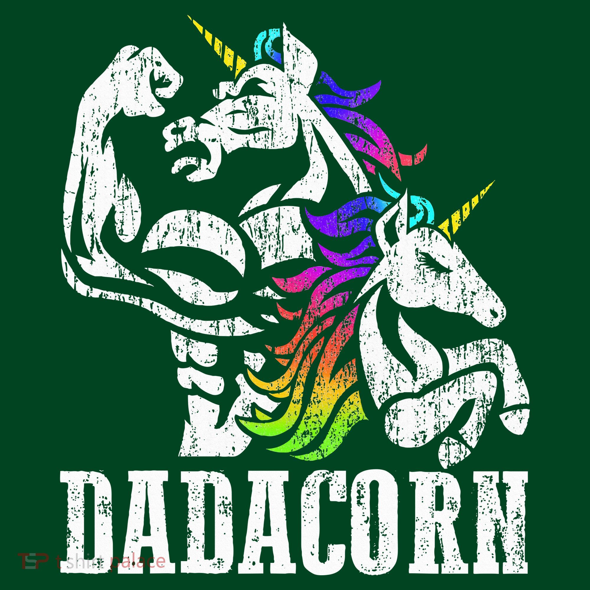 Dadacorn Fathers Day Gift for Dad of Unicorn Daughter T-Shirt
