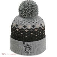 DillDoe Funny Deer Dill Doe Pickle Meme Mashup The Baniff Cuffed Pom Beanie thumb 0