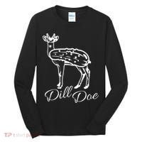 DillDoe Funny Deer Dill Doe Pickle Meme Mashup Tall Long Sleeve Shirt thumb 0