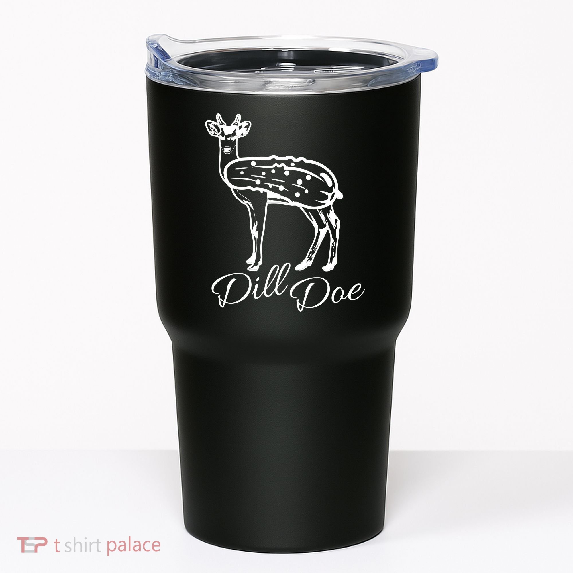 DillDoe Funny Deer Dill Doe Pickle Meme Mashup Tumbler