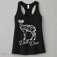 DillDoe Funny Deer Dill Doe Pickle Meme Mashup Women's Tank Top thumb 3