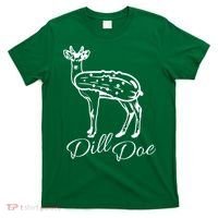 DillDoe Funny Deer Dill Doe Pickle Meme Mashup T-Shirt thumb 0