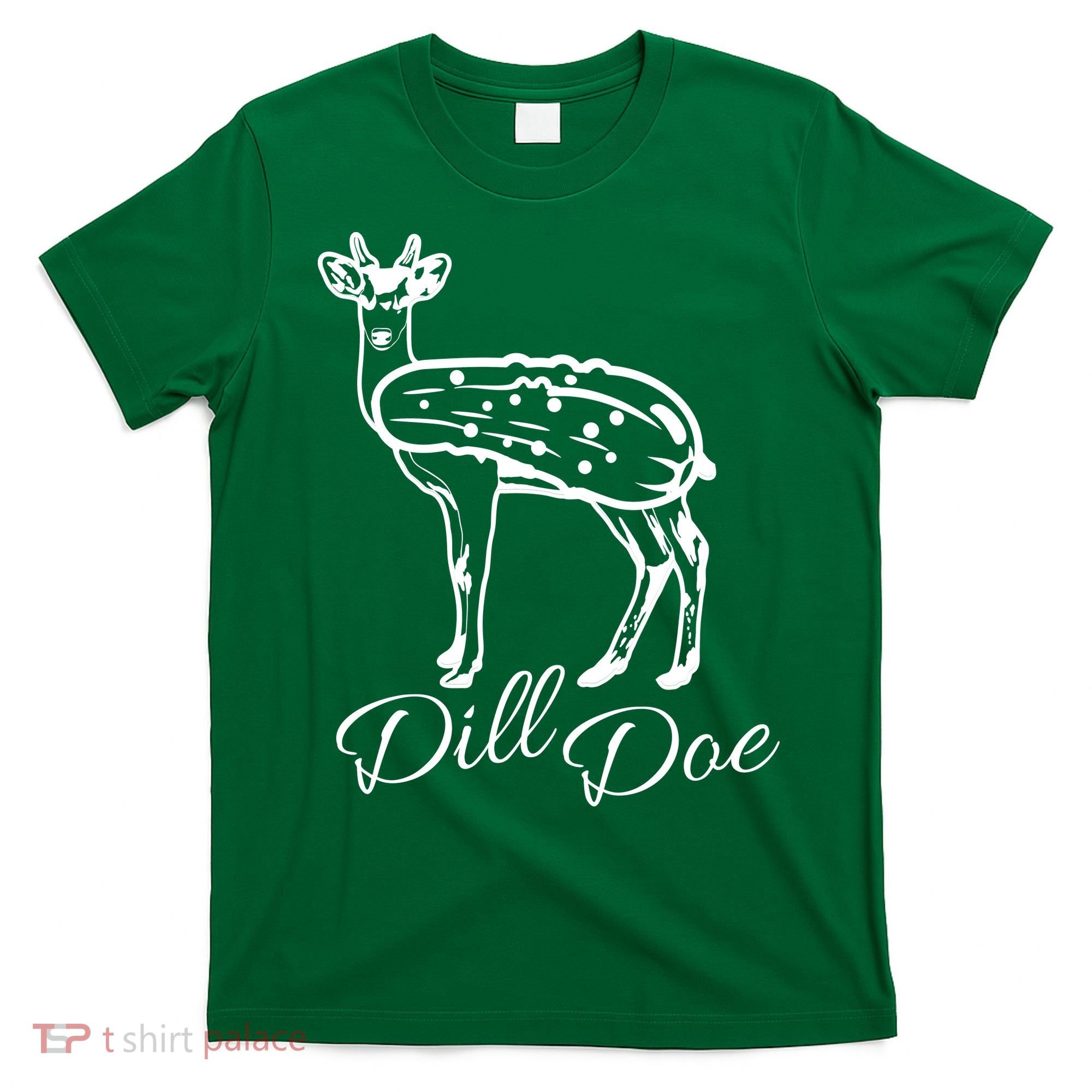 DillDoe Funny Deer Dill Doe Pickle Meme Mashup T-Shirt
