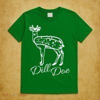 DillDoe Funny Deer Dill Doe Pickle Meme Mashup T-Shirt thumb 5