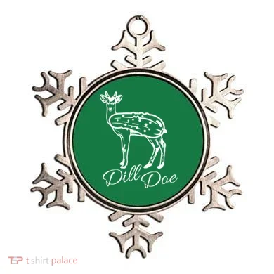 DillDoe Funny Deer Dill Doe Pickle Meme Mashup Ornament