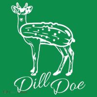 DillDoe Funny Deer Dill Doe Pickle Meme Mashup Toddler Hoodie thumb 2
