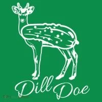 DillDoe Funny Deer Dill Doe Pickle Meme Mashup Kids T-Shirt thumb 4