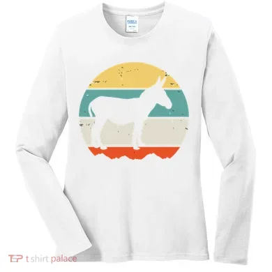 Donkey Funny Women's Long Sleeve Shirt