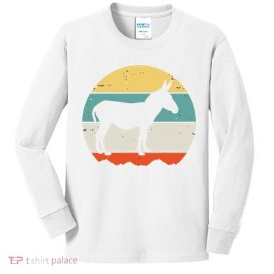 Donkey Funny Kids Long Sleeve Shirt