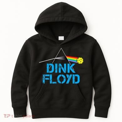 Dink Floyd Funny Pickleball Gift Kids Hoodie