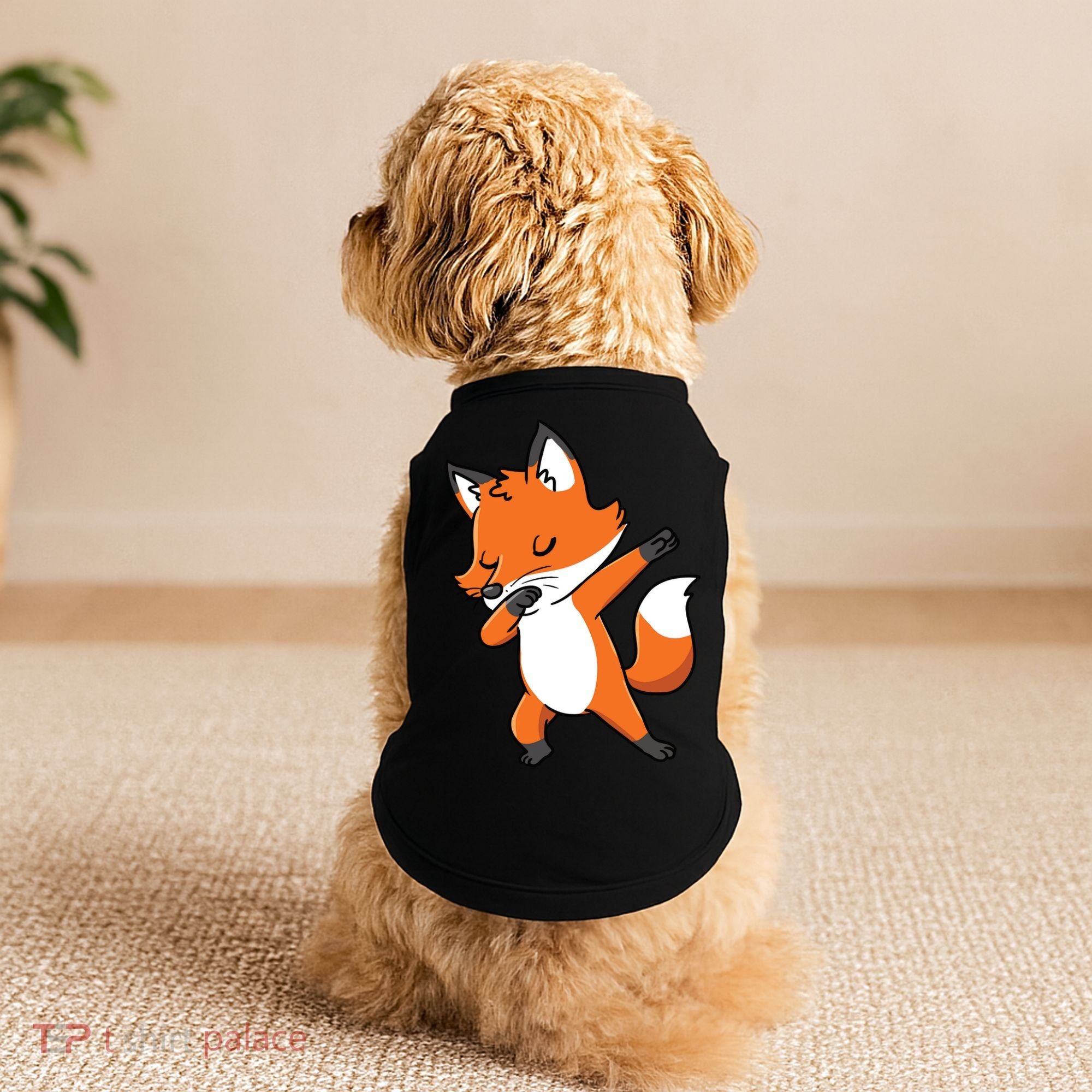 Dabbing Fox For Fox Lover Doggie Tank