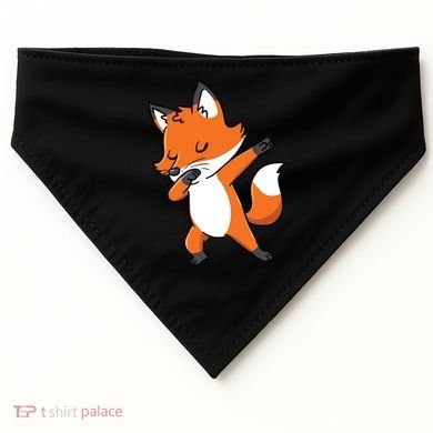 Dabbing Fox For Fox Lover USA-Made Doggie Bandana