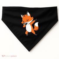Dabbing Fox For Fox Lover USA-Made Doggie Bandana thumb 0