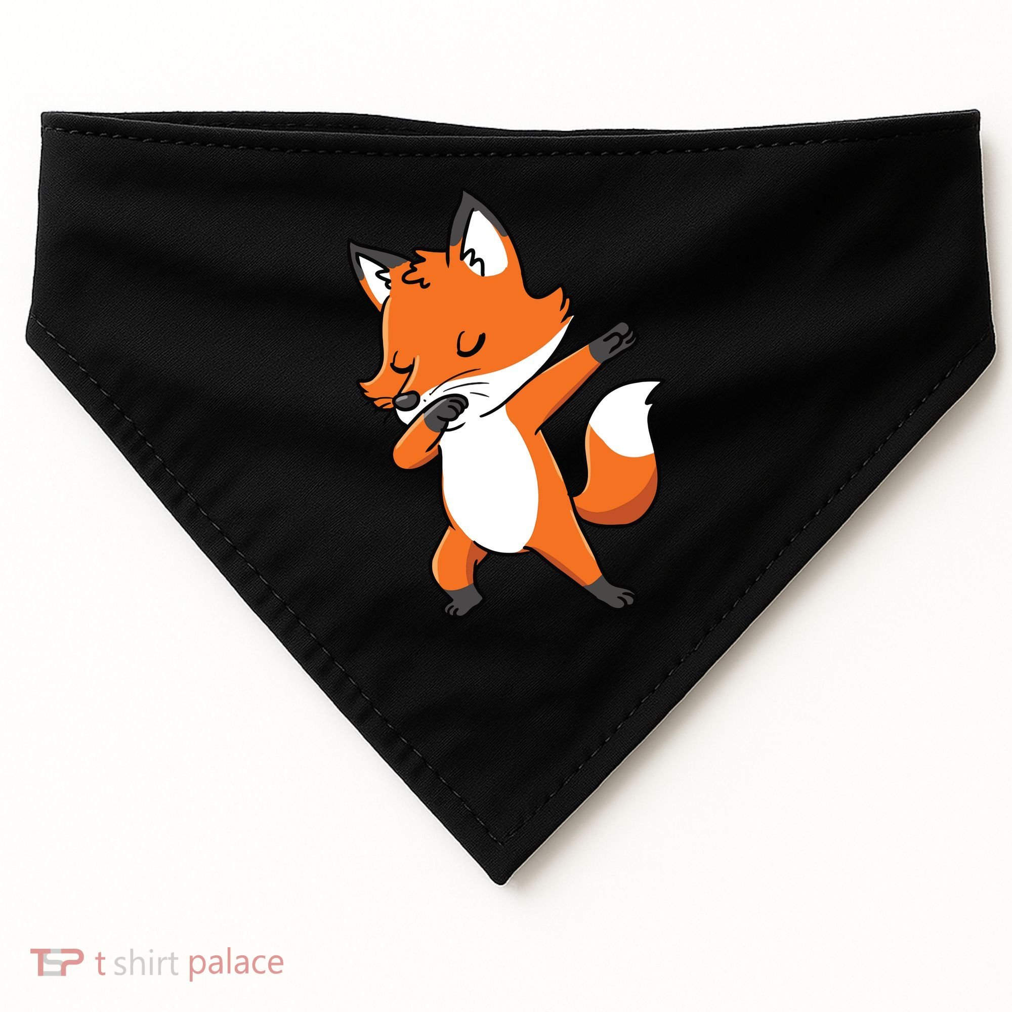 Dabbing Fox For Fox Lover USA-Made Doggie Bandana