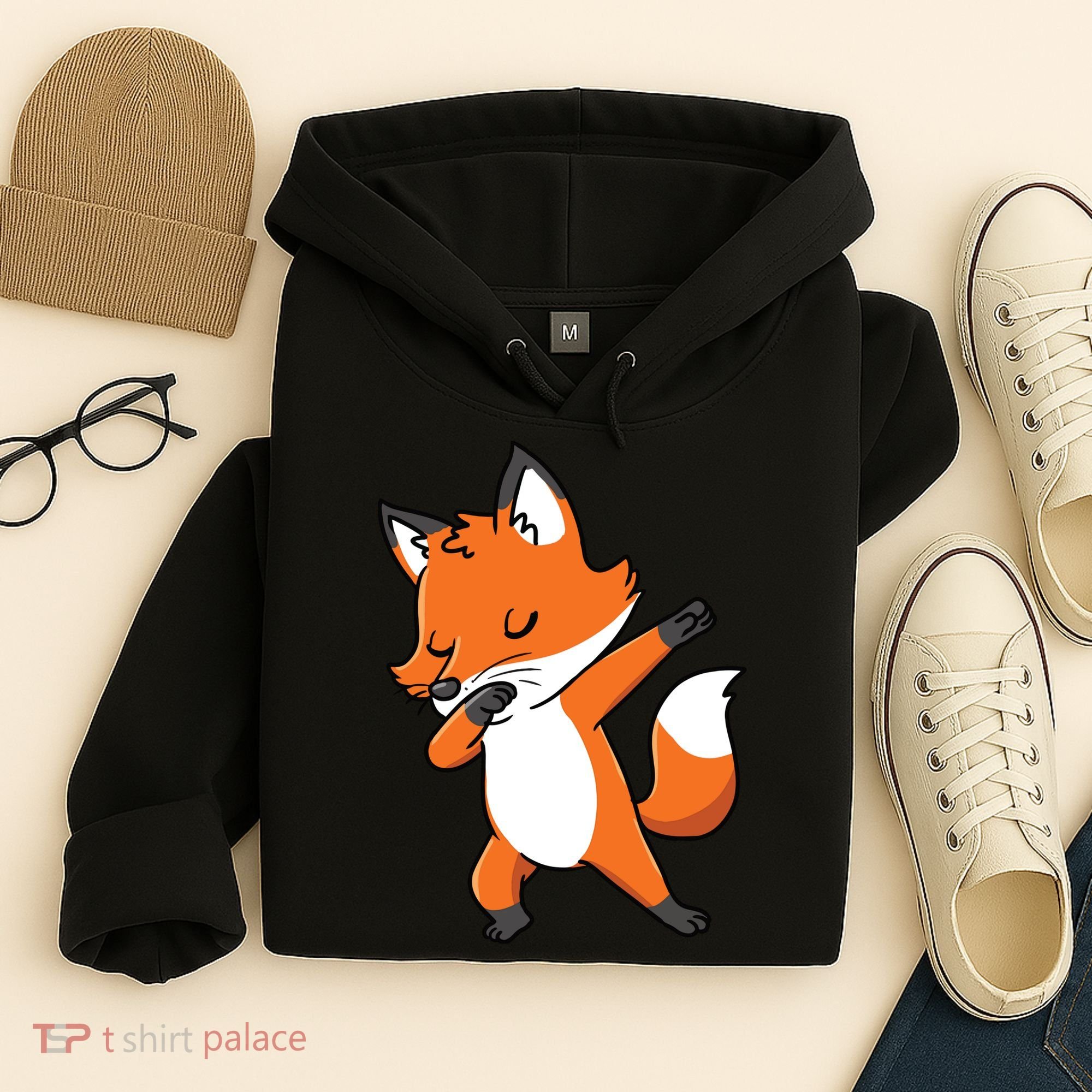 Dabbing Fox For Fox Lover Hoodie