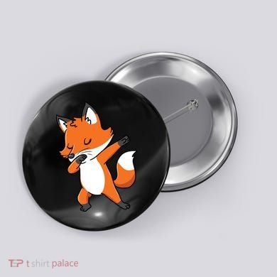 Dabbing Fox For Fox Lover Button