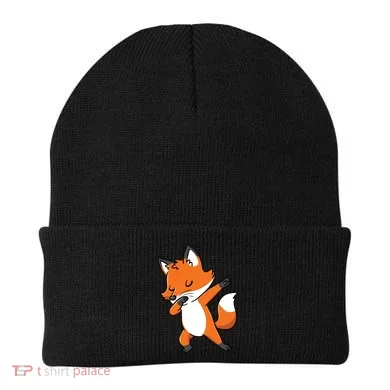 Dabbing Fox For Fox Lover Beanie