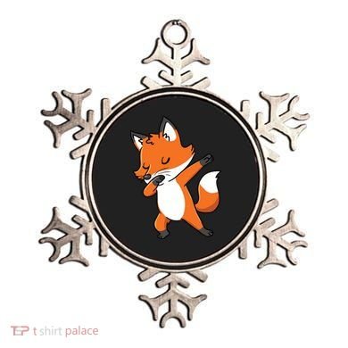 Dabbing Fox For Fox Lover Ornament