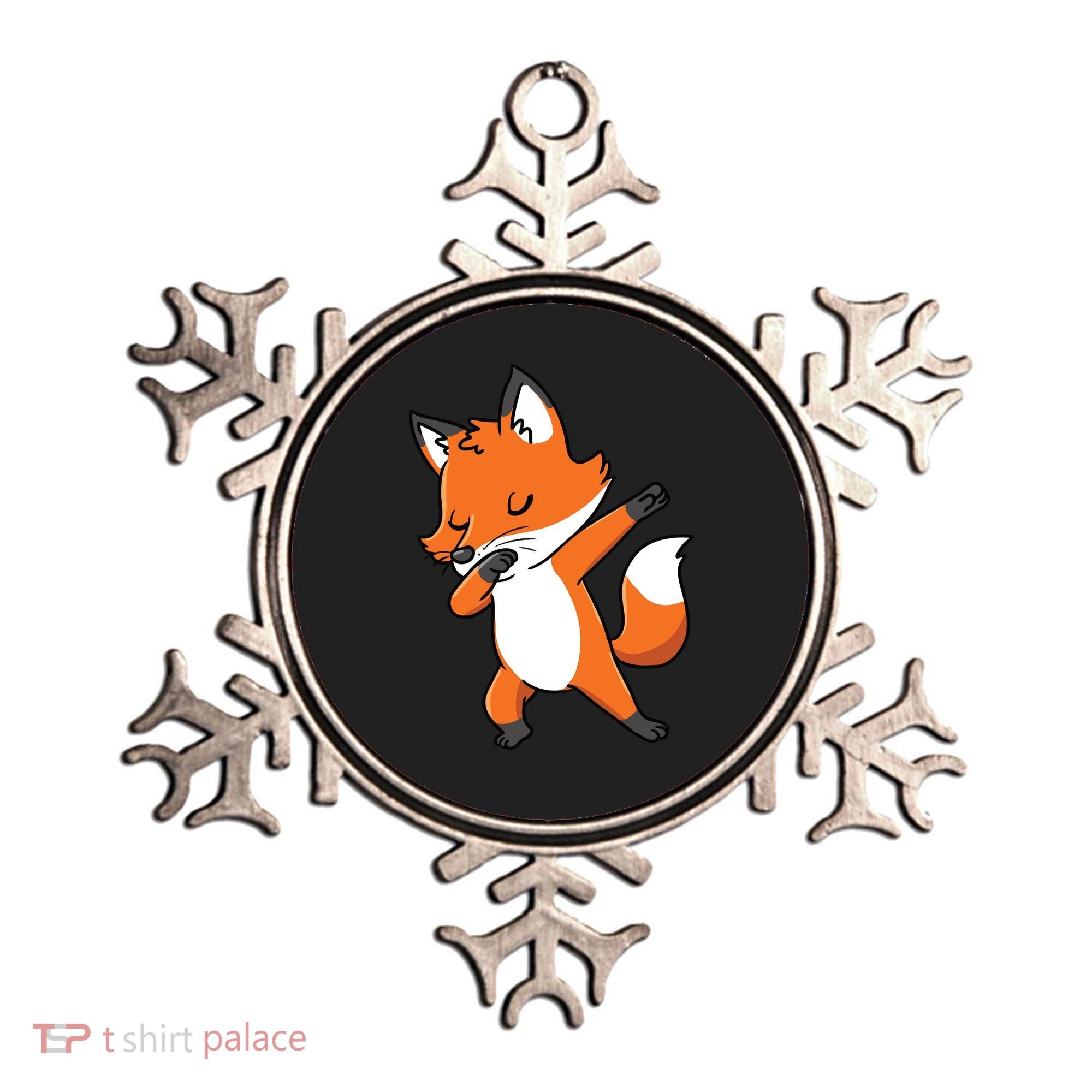 Dabbing Fox For Fox Lover Ornament