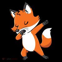 Dabbing Fox For Fox Lover Ornament thumb 1