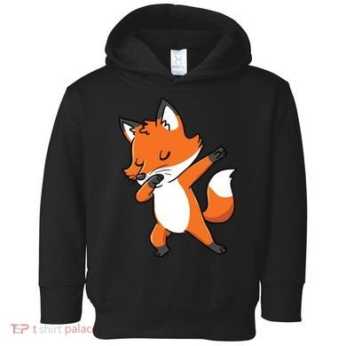 Dabbing Fox For Fox Lover Toddler Hoodie