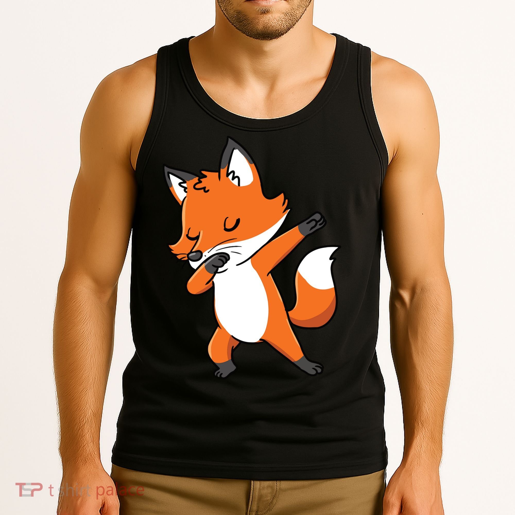 Dabbing Fox For Fox Lover Tank Top
