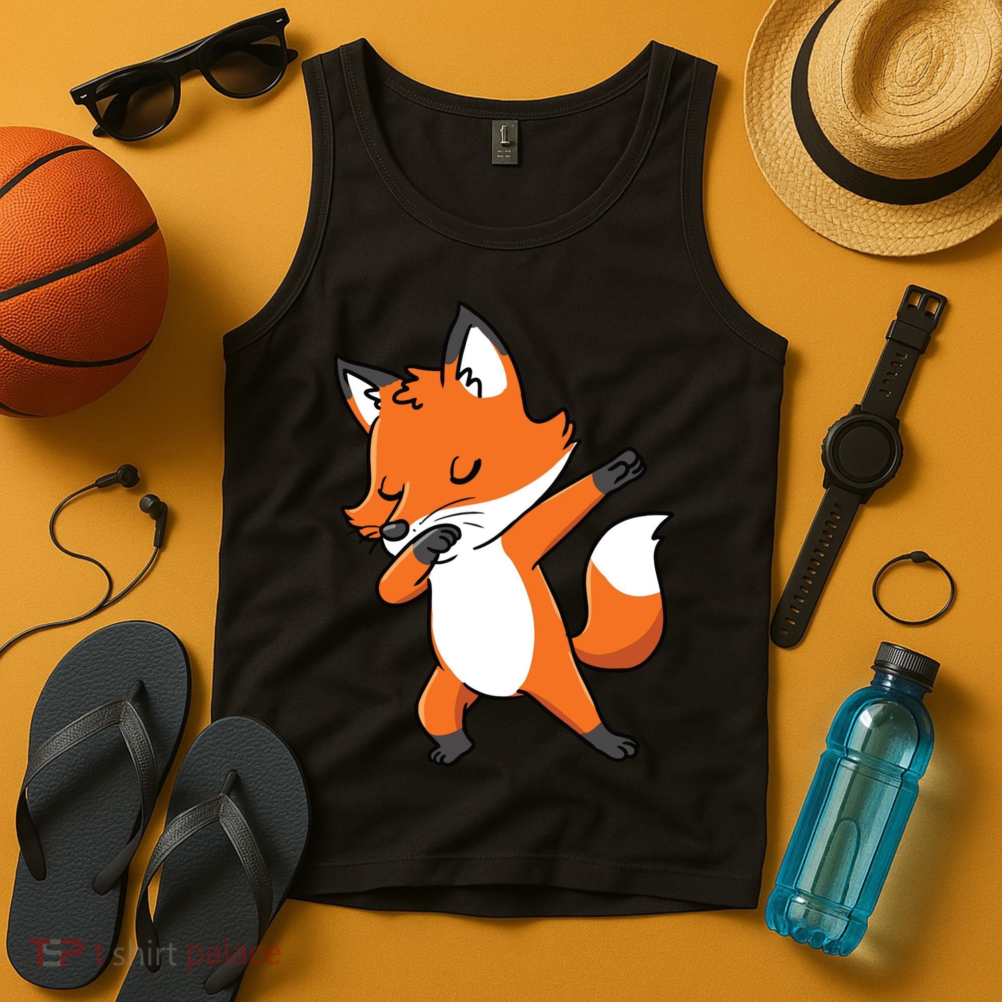 Dabbing Fox For Fox Lover Tank Top