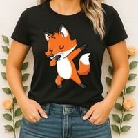 Dabbing Fox For Fox Lover Women's T-Shirt thumb 2