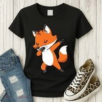 Dabbing Fox For Fox Lover Women's T-Shirt thumb 3
