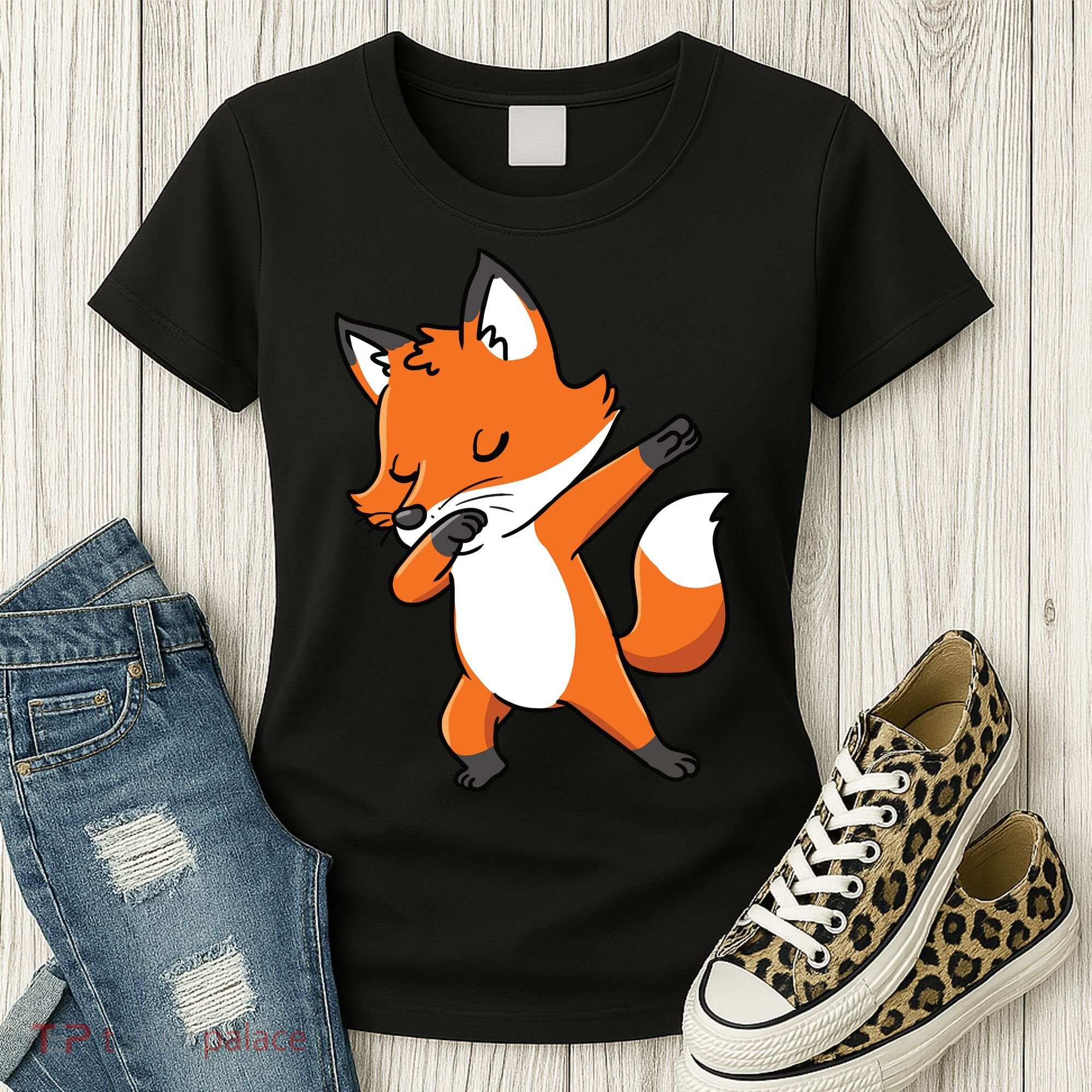Dabbing Fox For Fox Lover Women's T-Shirt