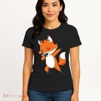 Dabbing Fox For Fox Lover Women's T-Shirt thumb 4