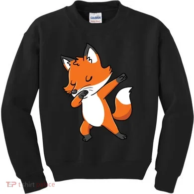 Dabbing Fox For Fox Lover Kids Sweatshirt