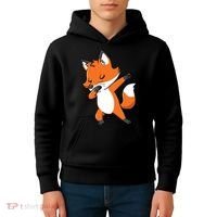 Dabbing Fox For Fox Lover Kids Hoodie thumb 4