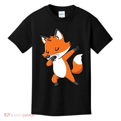 Dabbing Fox For Fox Lover Kids T-Shirt