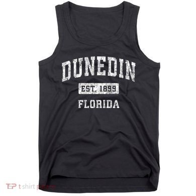 Dunedin Florida Fl Vintage Established Sports Tank Top
