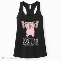 DonT Fart Funny Fitness Gym Workout Squats Women's Tank Top thumb 0