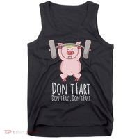 DonT Fart Funny Fitness Gym Workout Squats Tank Top thumb 0