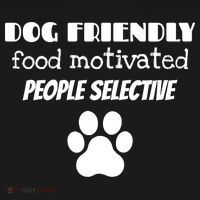 Dog Friendly Food Motivated People Selective Pet Dog Lover Women's Tank Top thumb 5