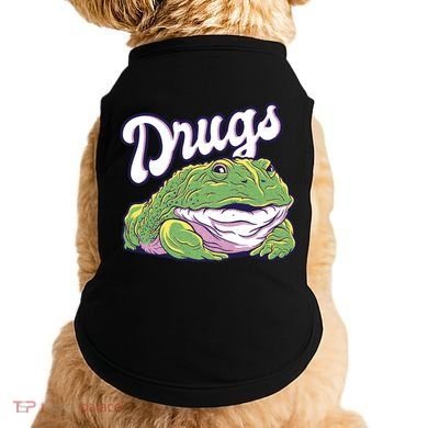 Drugs Frog Funny Doggie Tank