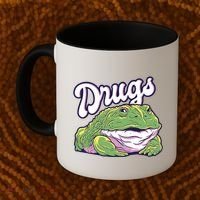 Drugs Frog Funny Coffee Mug thumb 2