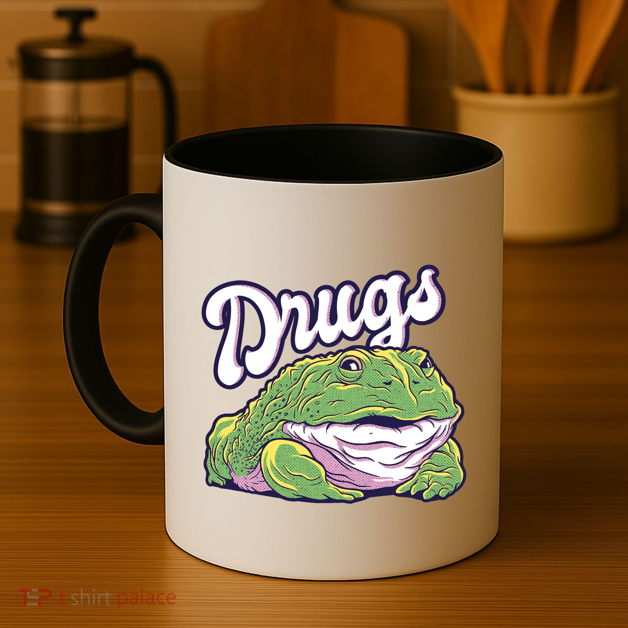 Drugs Frog Funny Coffee Mug