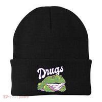 Drugs Frog Funny Beanie thumb 0